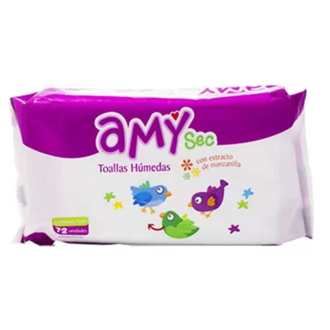 TOALLITAS HUMEDAS X 72 UND (AMY)